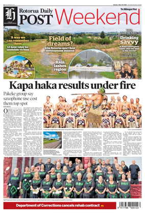 Cover of Rotorua Daily Post