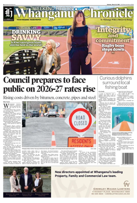 Cover of Whanganui Chronicle