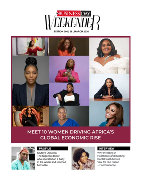 Cover of Business Day (Nigeria)