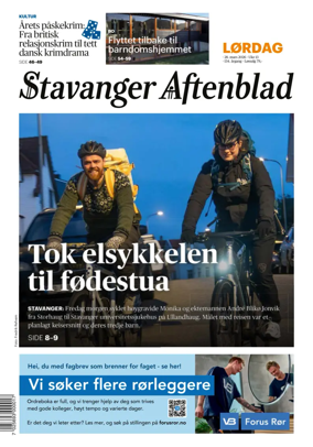 Cover of Stavanger Aftenblad