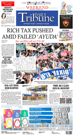 Cover of Daily Tribune (Philippines)