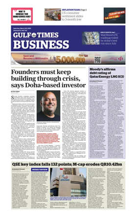 Cover of Gulf Times Business