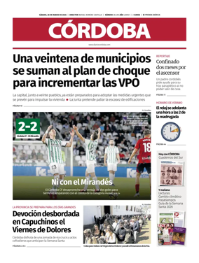 Cover of Diario Cordoba