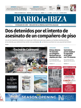 Cover of Diario de Ibiza