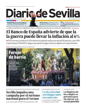 Cover of Diario de Sevilla