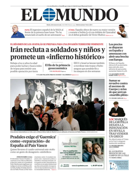 Cover of El Mundo Primera Edicion - Weekend