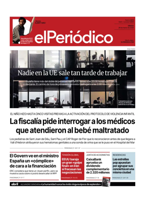 Cover of El Periodico - Castellano