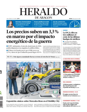 Cover of Heraldo de Aragon