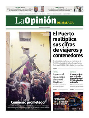 Cover of La Opinion de Malaga