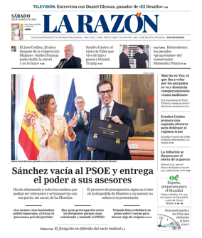 Cover of La Razon (Madrid)