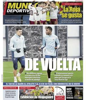 Cover of Mundo Deportivo (Bizkaia-Araba)