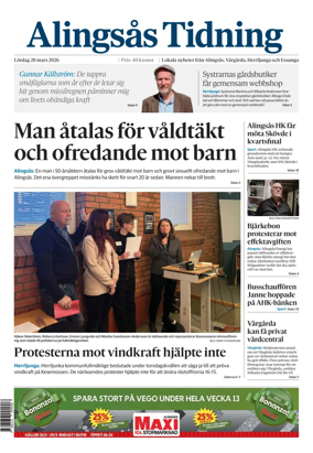 Cover of Alingsas Tidning