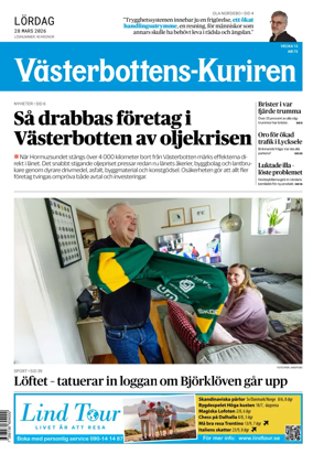 Cover of Vasterbottens-Kuriren