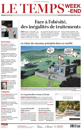 Cover of Le Temps
