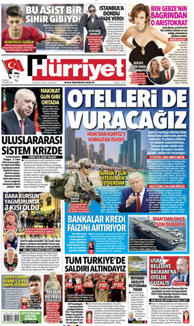 Cover of Hurriyet