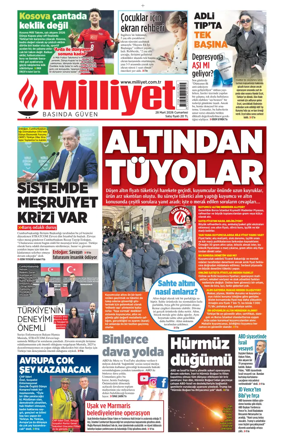 Cover of Milliyet