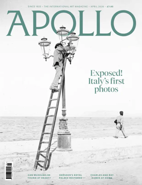 Cover of Apollo Magazine (UK)