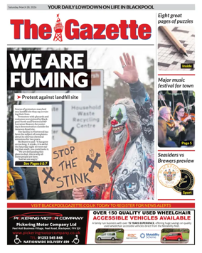 Cover of Blackpool Gazette