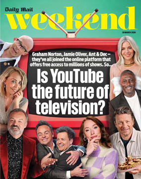 Cover of Daily Mail Weekend Magazine