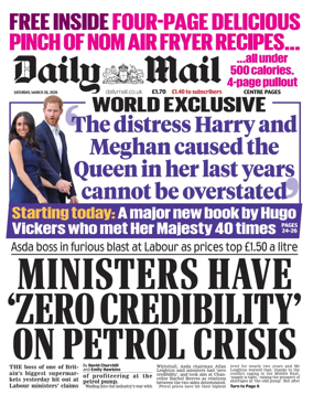 Cover of Daily Mail