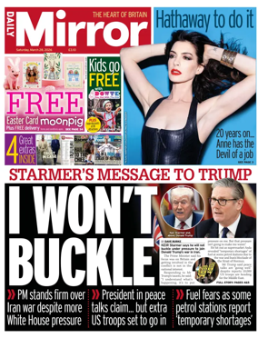 Cover of Daily Mirror