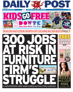 Cover of Daily Post (North Wales)