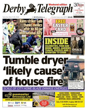 Cover of Derby Telegraph