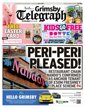 Cover of Grimsby Telegraph