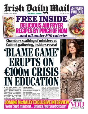 Cover of Irish Daily Mail