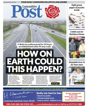 Cover of Lancashire Evening Post