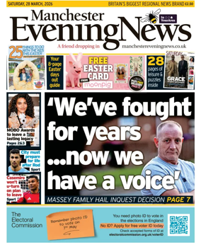 Cover of Manchester Evening News