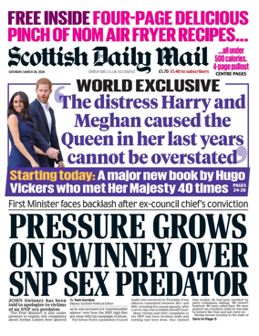 Cover of Scottish Daily Mail