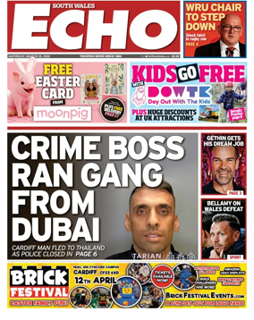 Cover of South Wales Echo