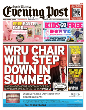 Cover of South Wales Evening Post