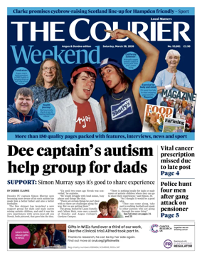 Cover of The Courier & Advertiser (Angus and Dundee)