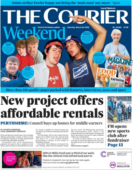 Cover of The Courier & Advertiser (Perth and Perthshire Edition)