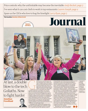 Cover of The Guardian e-paper Journal