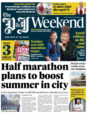 Cover of The Press and Journal (Aberdeen and Aberdeenshire)