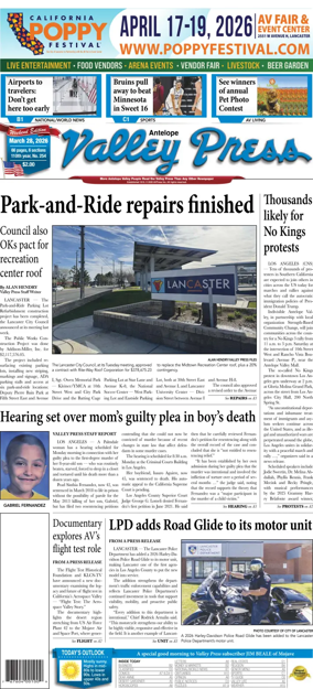 Cover of Antelope Valley Press