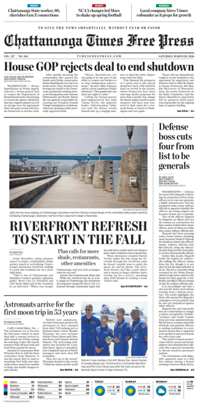 Cover of Chattanooga Times Free Press