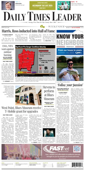 Cover of Daily Times Leader