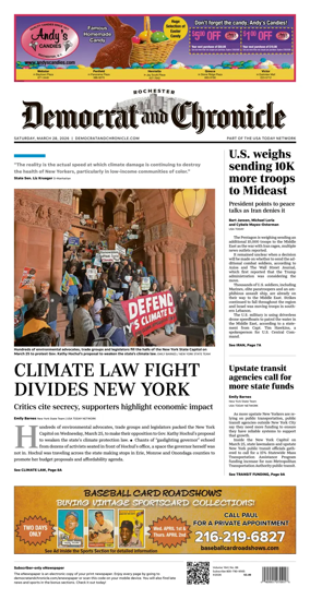 Cover of Democrat and Chronicle