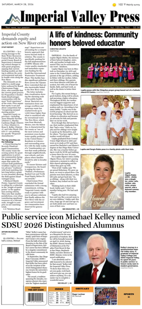 Cover of Imperial Valley Press