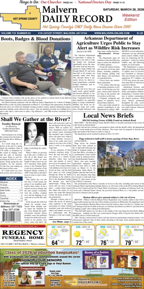 Cover of Malvern Daily Record