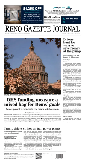 Cover of Reno Gazette Journal