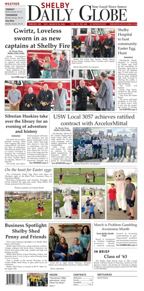 Cover of Shelby Daily Globe