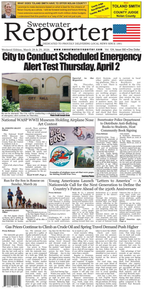 Cover of Sweetwater Reporter