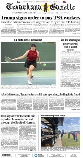 Cover of Texarkana Gazette