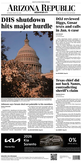 Cover of The Arizona Republic