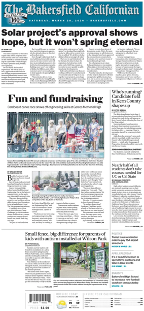 Cover of The Bakersfield Californian